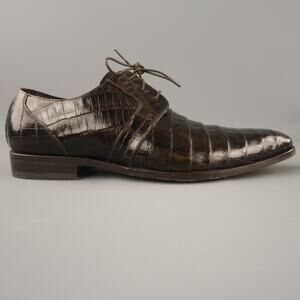 MEZLAN Size 9 Brown Textured Lace Up Lace Up Shoes